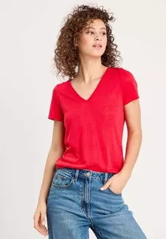 Футболка с принтом NOEUDS DOS MIT RCKENKNOTEN Cache Cache, красный