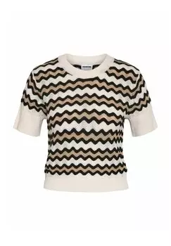 Футболка с принтом Noisy May, коричневый