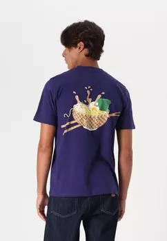 Футболка с принтом NOODLE SOUP Carhartt WIP, синий