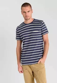 Футболка с принтом NORIS Le Temps Des Cerises, синий