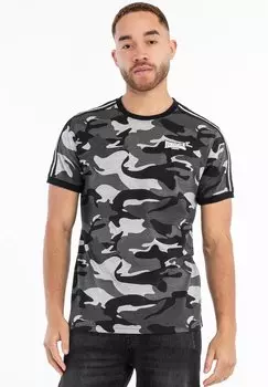 Футболка с принтом NORMALE PASSFORM GUNNISTA Lonsdale, цвет camo grey