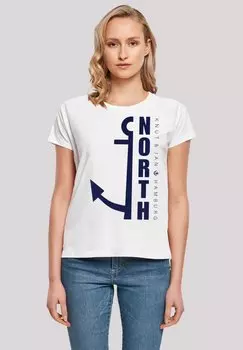 Футболка с принтом NORTH ANKER F4NT4STIC, белый