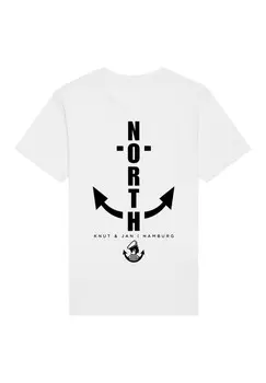Футболка с принтом NORTH ANKER KNUT JAN HAMBURG F4NT4STIC, белый