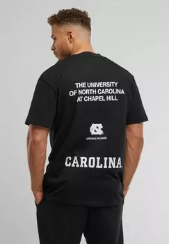 Футболка с принтом NORTH CAROLINA SEAL LOGO Mister Tee, черный