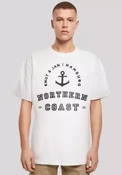 Футболка с принтом NORTHERN COAST NORDSEE KNUT & JAN HAMBURG F4NT4STIC, белый