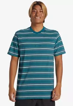 Футболка с принтом NOTICE Quiksilver, цвет blue