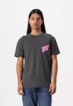 Футболка с принтом NOVELTY FAIR TEE Tommy Jeans, черный