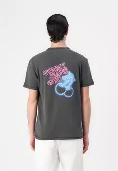 Футболка с принтом NOVELTY FAIR TEE Tommy Jeans, черный