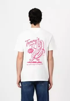 Футболка с принтом NOVELTY FAIR TEE Tommy Jeans, кремовый