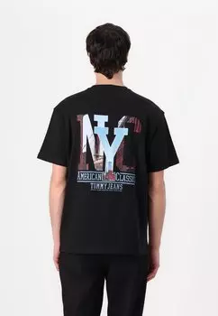Футболка с принтом NOVELTY GRAPHIC Tommy Jeans, черный