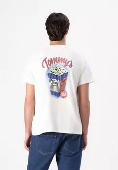 Футболка с принтом NOVELTY TEE Tommy Jeans, белый