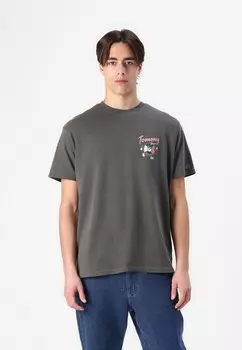 Футболка с принтом NOVELTY TEE Tommy Jeans, черный