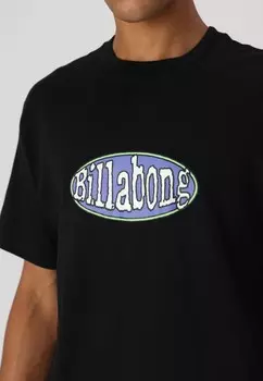 Футболка с принтом NUCLEAR Billabong, черный