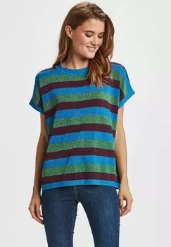 Футболка с принтом NUERIS Nmph, цвет super sonic