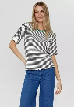 Футболка с принтом NULARA Nmph, цвет caviar