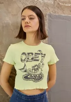 Футболка с принтом Obey Clothing