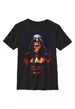 Футболка с принтом Obi-Wan Vader Paint Star Wars, черный