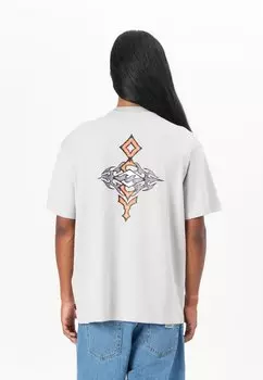 Футболка с принтом OCCY UNISEX Billabong, светло-серый