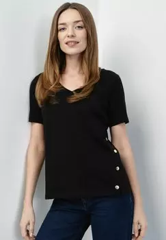 Футболка с принтом OCHNIK, черный