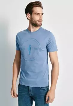 Футболка с принтом OCHNIK, синий