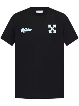 Футболка с принтом Off-White Arrows, черный