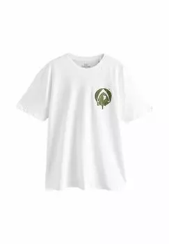 Футболка с принтом OFFICIAL THE LICENSE ARE YOU A FAITHFUL OR A TRAITOR RELAXED FIT GRAPHIC Next, белый