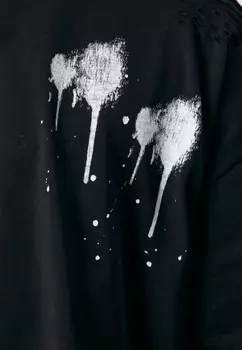 Футболка с принтом OILSTAINS UNISEX Atelier de roupa, черный