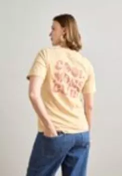 Футболка с принтом OLMMOM O NECK TEE Only Maternity, бежевый