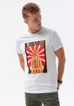 Футболка с принтом Ombre, белый