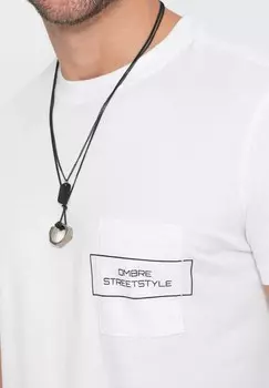 Футболка с принтом Ombre, белый