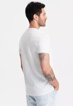 Футболка с принтом Ombre, белый