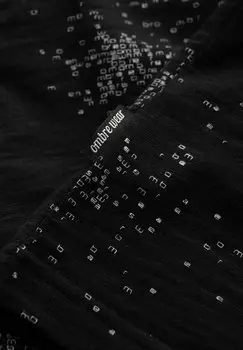 Футболка с принтом Ombre, черная