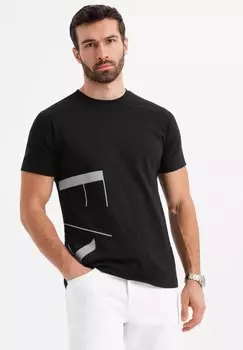 Футболка с принтом Ombre, черный