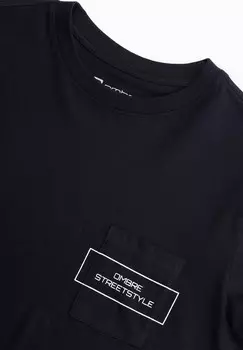 Футболка с принтом Ombre, черный