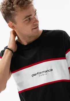 Футболка с принтом Ombre, черный