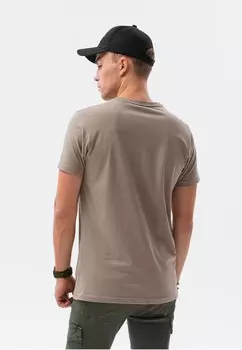 Футболка с принтом Ombre, коричневый