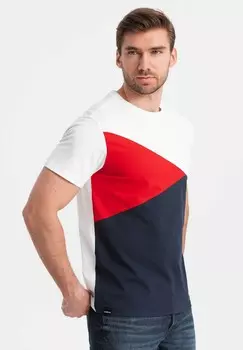 Футболка с принтом Ombre, красный