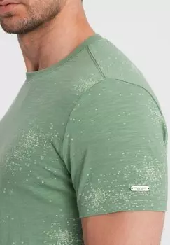 Футболка с принтом Ombre, зеленая