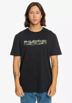 Футболка с принтом OMNI FILL Quiksilver, цвет black