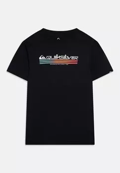 Футболка с принтом OMNI FILL YOUTH Quiksilver, цвет dark navy