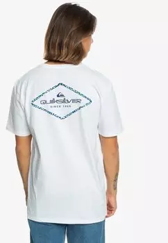 Футболка с принтом OMNI LOCK Quiksilver, цвет off white