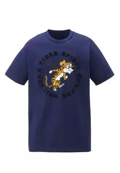 Футболка с принтом Onitsuka Tiger, темно-синий