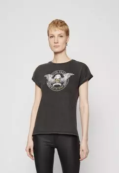 Футболка с принтом ONLLUCY LIFE WINGS BOX ONLY Tall, цвет black