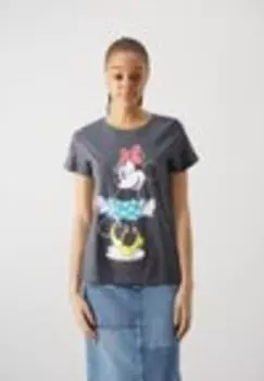 Футболка с принтом ONLMICKEY MINNIE Only, черный