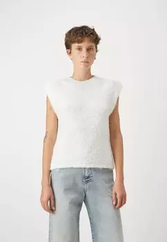 Футболка с принтом Onlsima Oneck Vest ONLY, цвет cloud dancer
