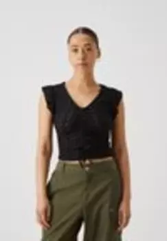 Футболка с принтом Only Petite, черный