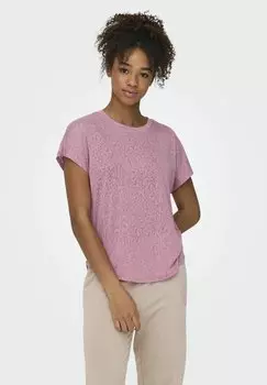 Футболка с принтом ONPAUB-BIA ONLY Play, фиолетовый