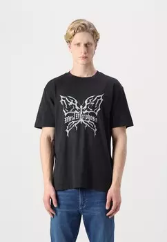 Футболка с принтом ONSFRED WASHED TEE 2-PACK Only & Sons, серый