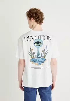 Футболка с принтом ONSFT TRACK TEE Only & Sons, белый