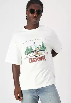 Футболка с принтом ONSMICKEY MOUSE TEE Only & Sons, кремовый